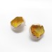 Twist - Cercei alb-galben-auriu - rotund1 - pin