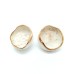 Twist - Cercei alb-alb-auriu - rotund1 - pin