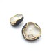 Twist - Cercei negru-alb-auriu - rotund1 - pin